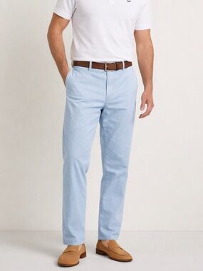 Vineyard Vines Classic Fit Club Pants. Men’s 38x34 Flat Front | Cotton | Chino